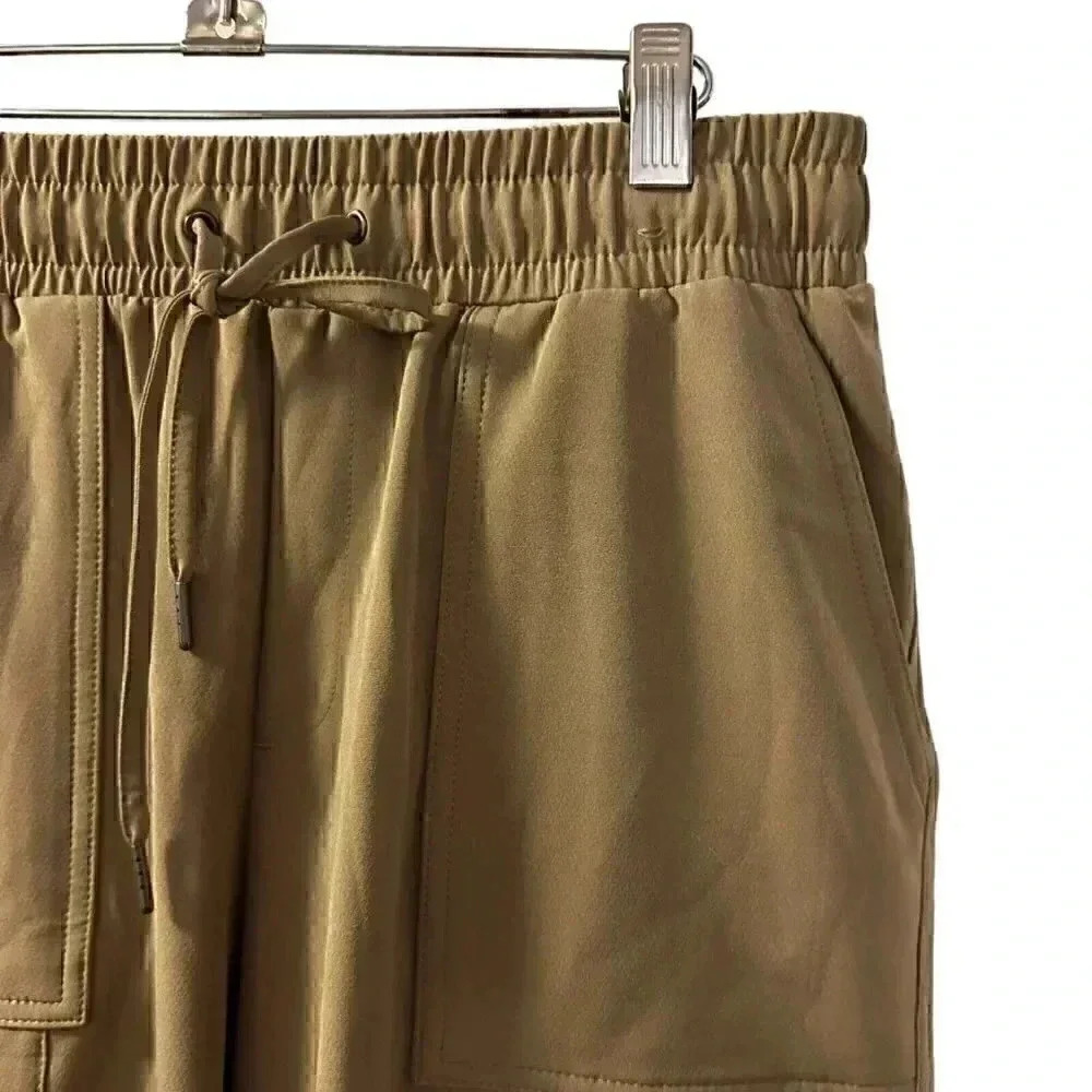 Mondetta women's pants ankle high rise tan size Medium - Picture 5 of 12
